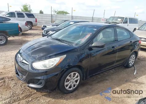 2013 Hyundai Accent Gls z USA, uszkodzony, nr VIN KMHCT4AE7DU429183